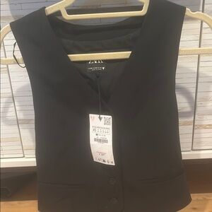 Zara Classic Black Vest